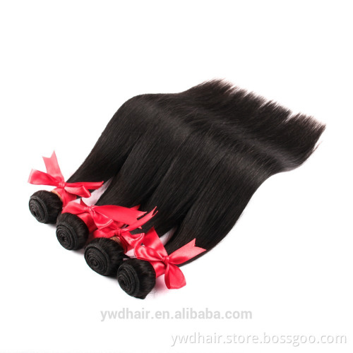 7A Grade Brazilian Virgin Hair Straight 3 Bundle Deals Human Hair Bundles Brazilian Hair Weave Bundles